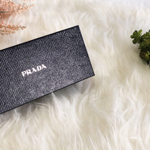 NWT Prada Square Catwalk Sunglasses Gold/Burgundy - Picture 3 of 8